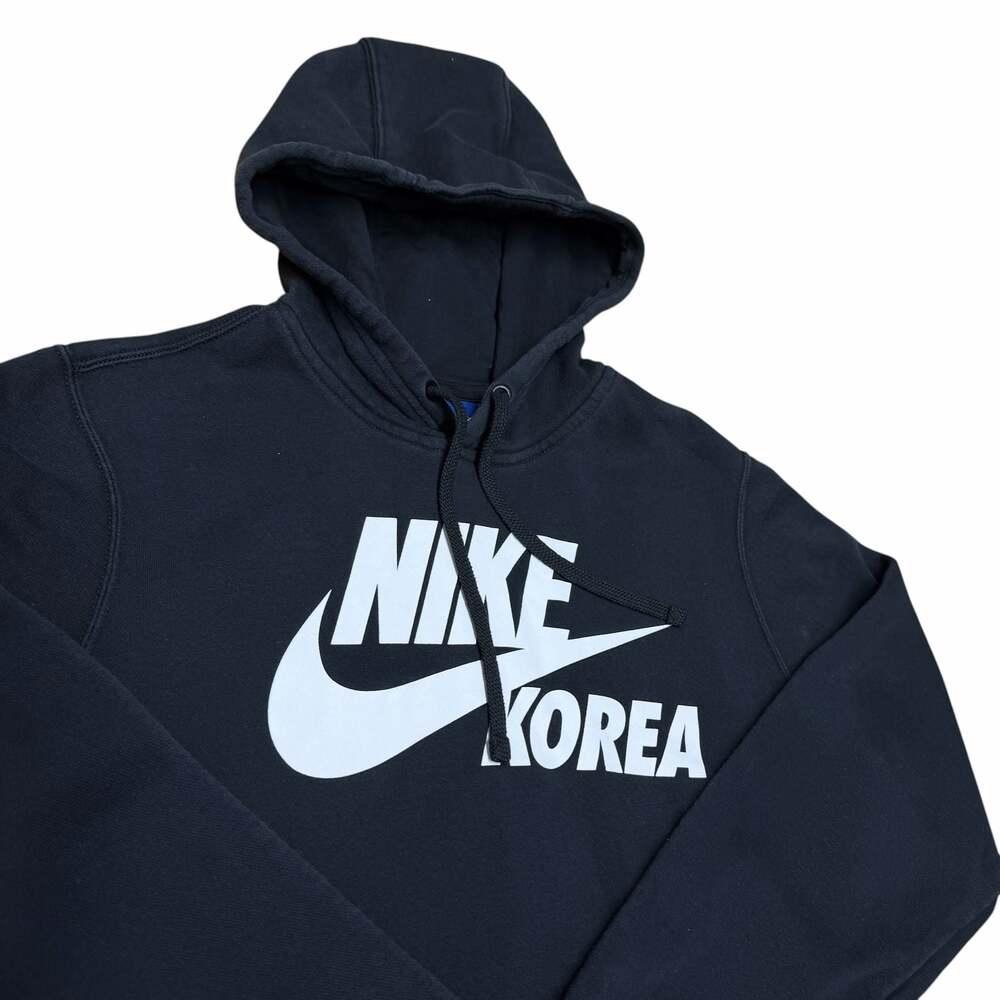 Nike Korea Graphic Pullover Hoodie Black Size M
